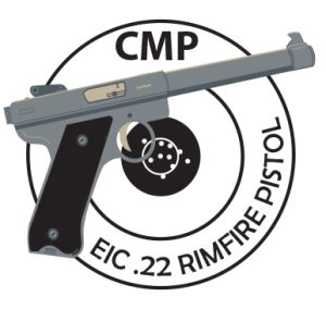 EIC .22 Rimfire Pistol Achievement Pin