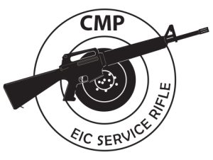 EIC Service Rifle Achievement Pin