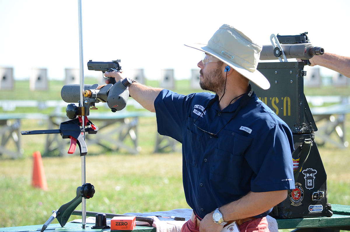 Will used the 1911 pistol in the President’s 100 and National Trophy Individual matches. 