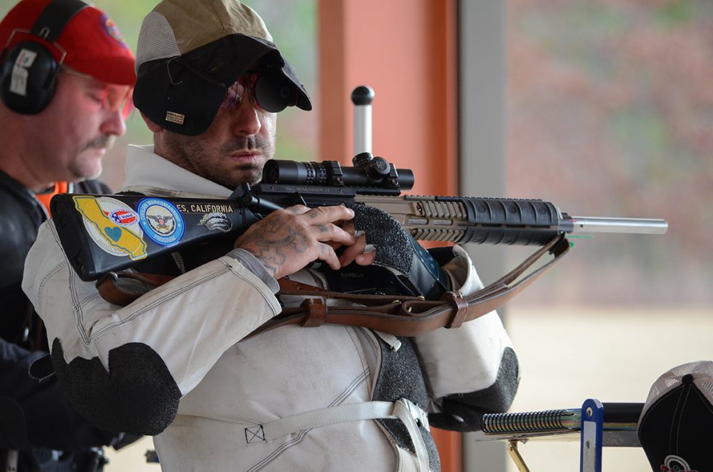 Johnny Fisher has only been shooting for the past five years but has already earned his Distinguished ranking.