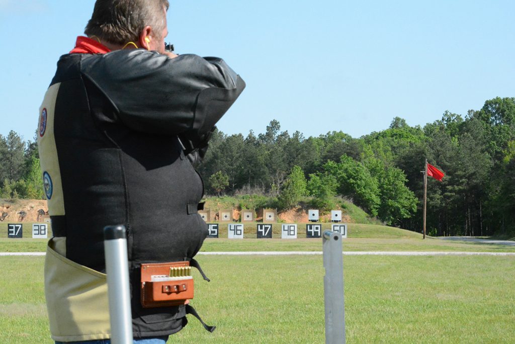 CMP Staff and curious competitors were able to fire upon the targets at the Eastern Games during the GSM and Carbine matches.