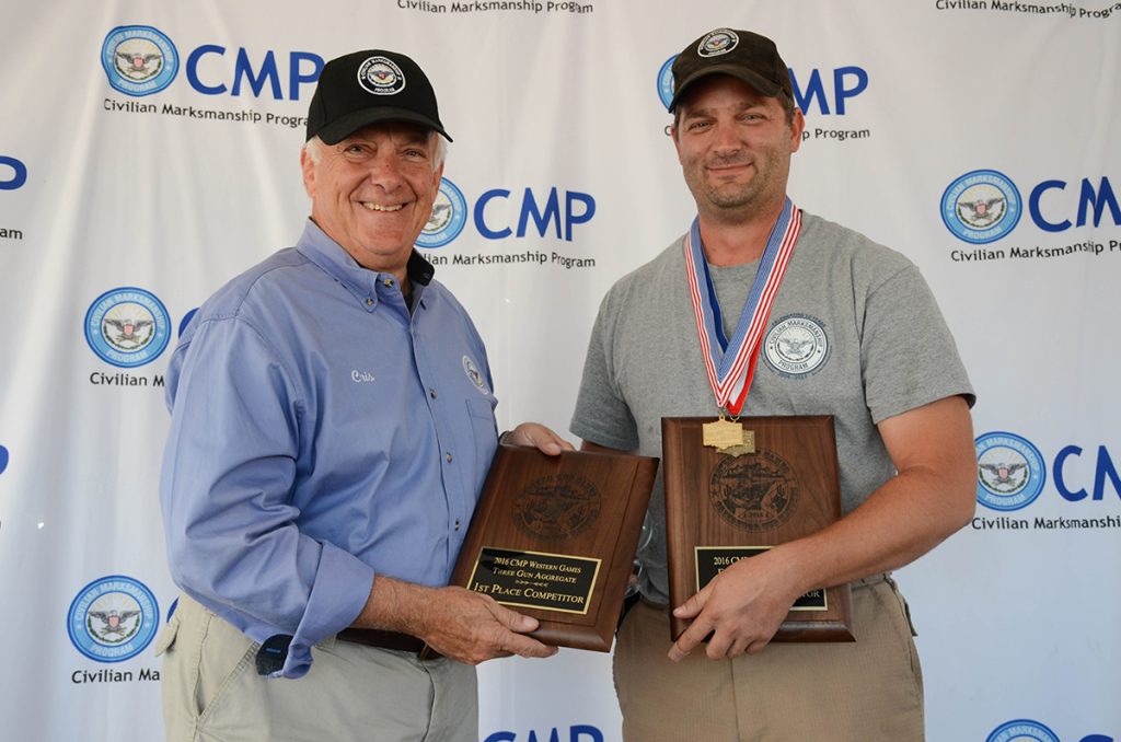 David Guyer was the winner of both the Three- and Four-Gun Aggregate competition.