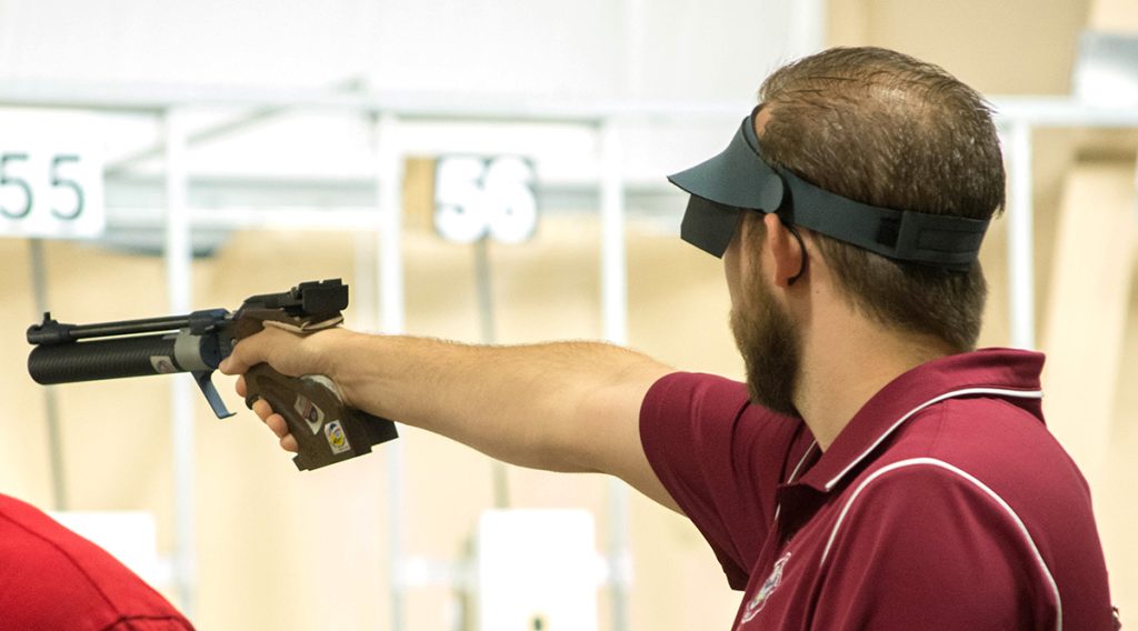 CMP Program Outreach Supervisor, James Hall, participated in the Olympic Trials for air pistol. Hall finished in fourth place.