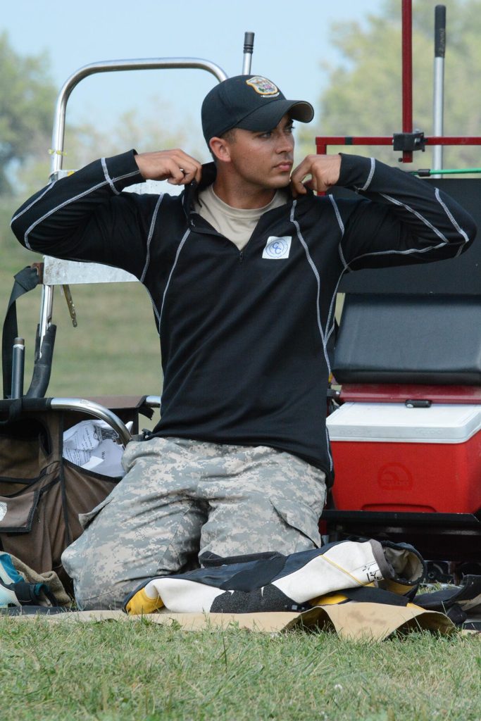 SGT Hall is new to the Service Rifle team – having only been a member for a little over a year – but he’s already proven to be a talented addition. During last year’s President’s 100, SGT Hall finished the qualifying match in first place and landed in third place overall after the Shoot Off. 