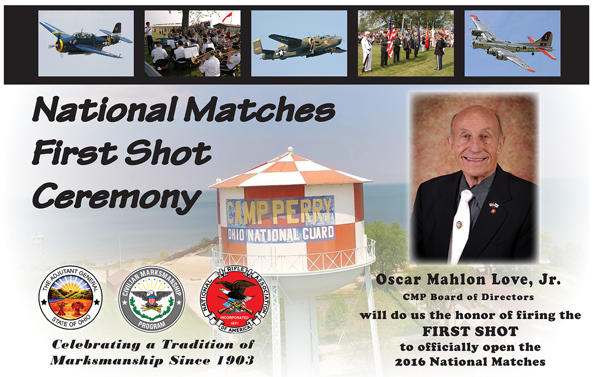 The First Shot Ceremony is open to the public and seating is available for the ceremony.