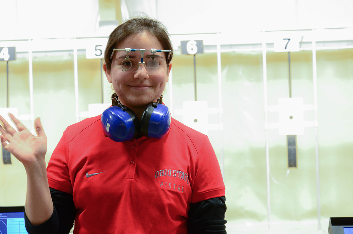 Irina Andrianova was formerly chosen as a CMP Scholarship recipient before becoming a member of The Ohio State University Pistol team.