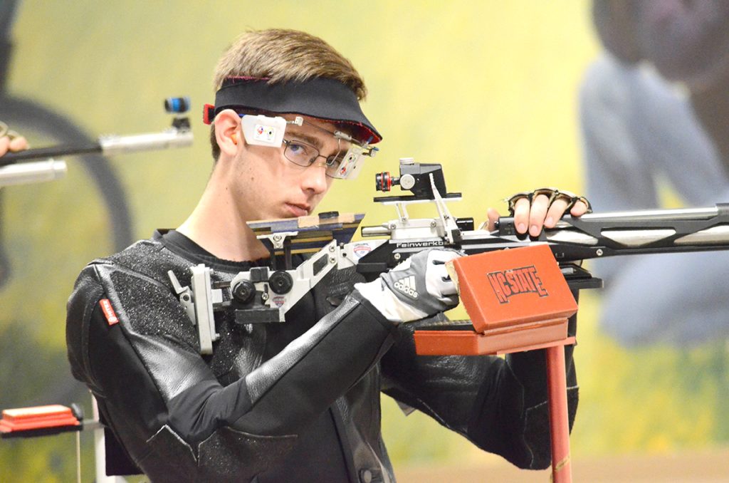 A student at NC State, he will be the first athlete from the rifle team to compete at the Olympics.