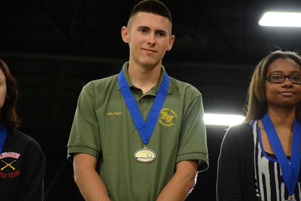Adam McClintock of Flowing Wells JROTC was the overall third-place finisher in the sporter class – earning gold at the Utah location. McClintock was the overall individual during last year’s Regional Championship and remains a tough competitor on the line. 