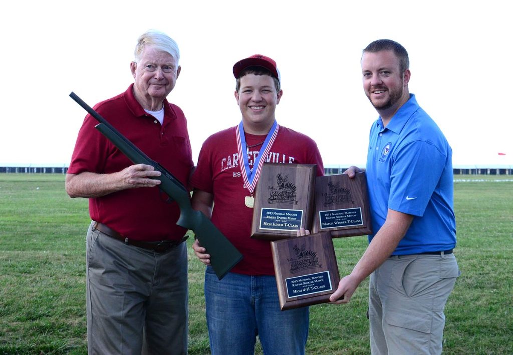 Sam continued his remarkable year by setting a new National Record during the Rimfire Sporter event at the 2015 National Matches at Camp Perry, Ohio.