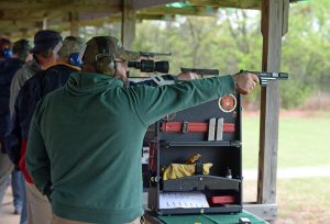 The 2015 CMP pistol rules changes created a new 22 Rimfire Pistol EIC Match.  The first ever EIC Match fired under these new rules took place during the CMP Oklahoma Travel Games on 11 April 2015.