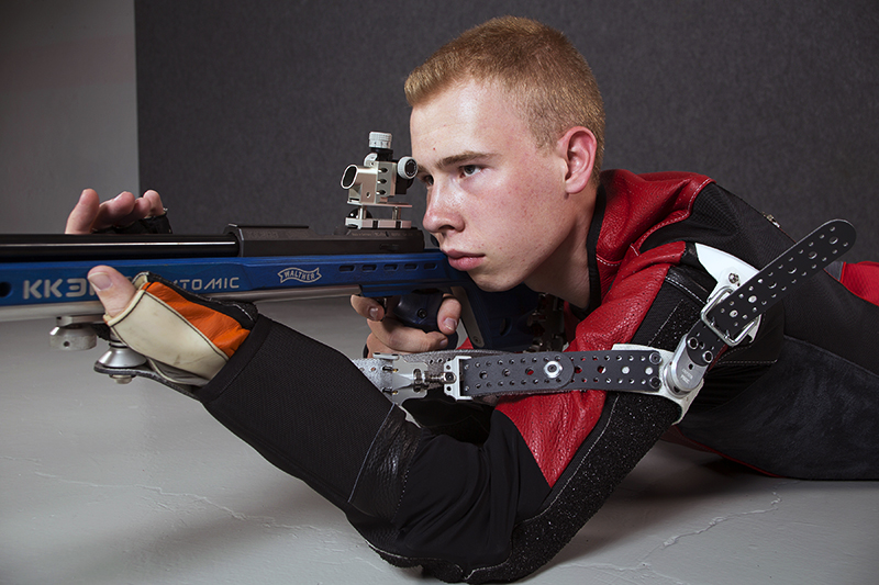 Headshot, team shots, and poster shots of the OSU Rifle Team on Thursday, August 29, 2015.