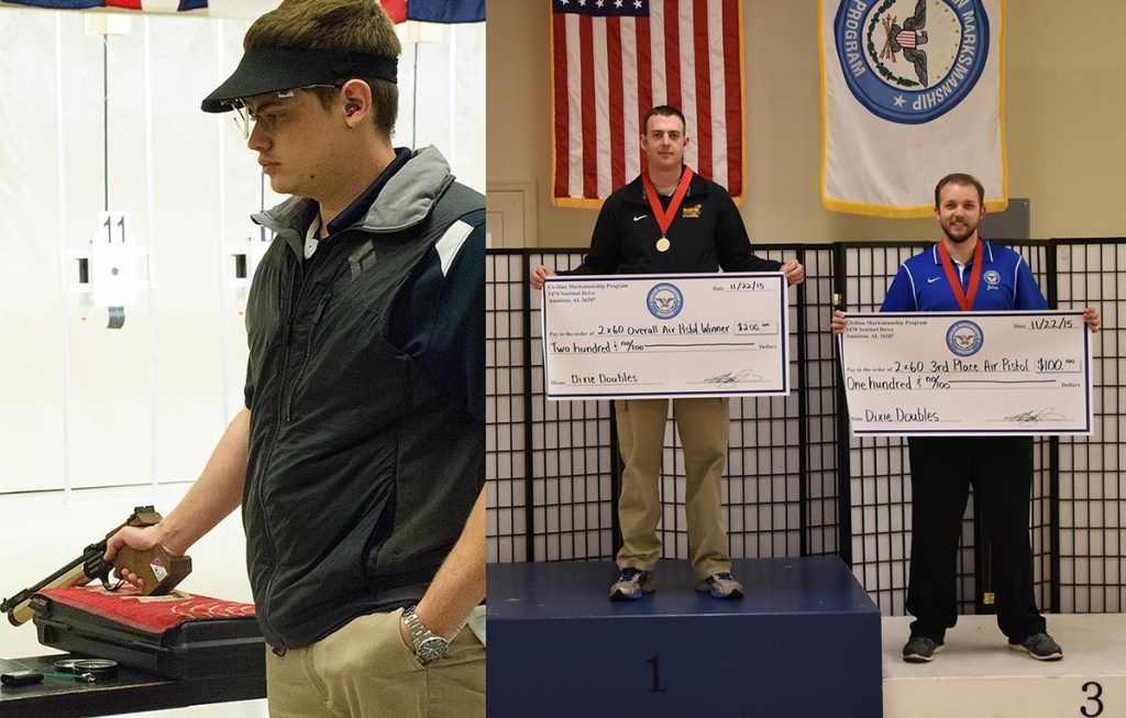 Winning the Overall Pistol category was SPC Nick Mowrer. In second was Alexander Chichkov (pictured left), as CMP’s James Hall finished in third.