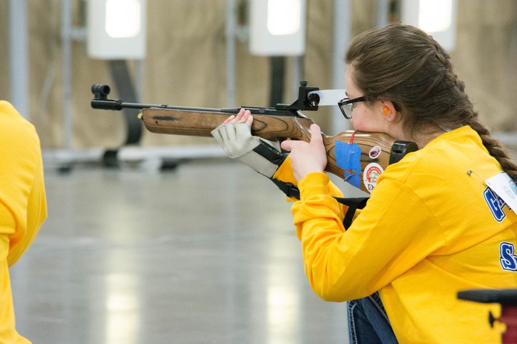 Juniors in the CMP Postal Competition fire record shots on CMP Targets at their home ranges then mail them in for official scoring.