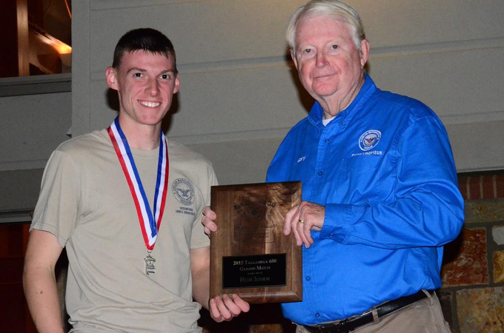 Gabe Rampy earned the high junior honor in both the Garand and Carbine matches.