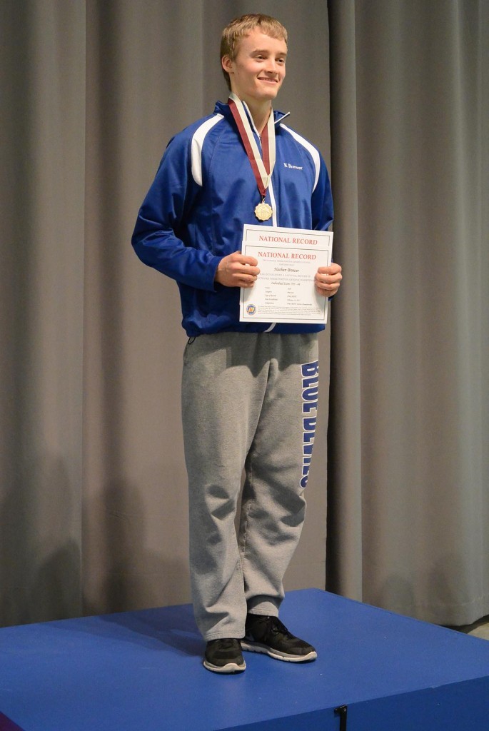 At the 2015 JROTC Regional Championship, as a high school athlete, Nathan set two new National Records – including a 3x20 individual score of 595-44x. His team also placed first in the Precision Team competition.