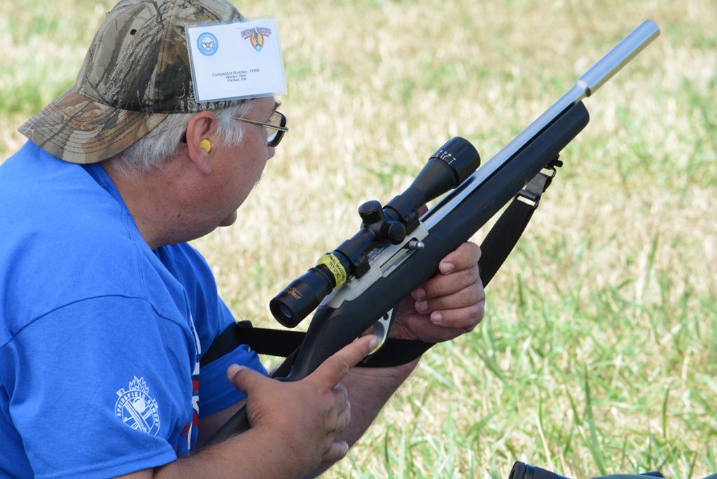 The Rimfire Sporter Match uses .22 rifles, designated into three classes: T Class for telescope-sighted rifles, O Class for open-sighted rifles and Tactical rifles.