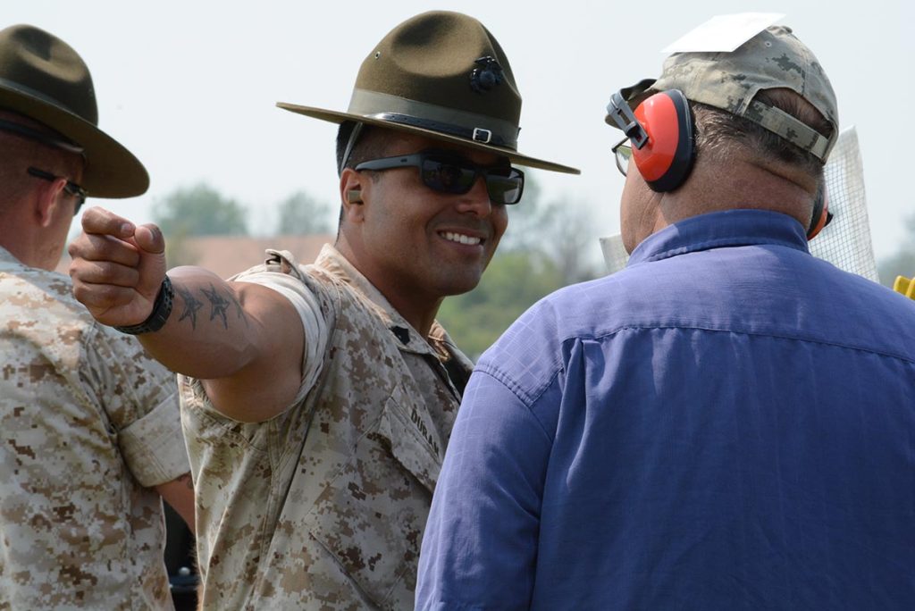 Many return to the Small Arms Firing School year after year to learn even more about the fundamentals of pistol shooting and competition.