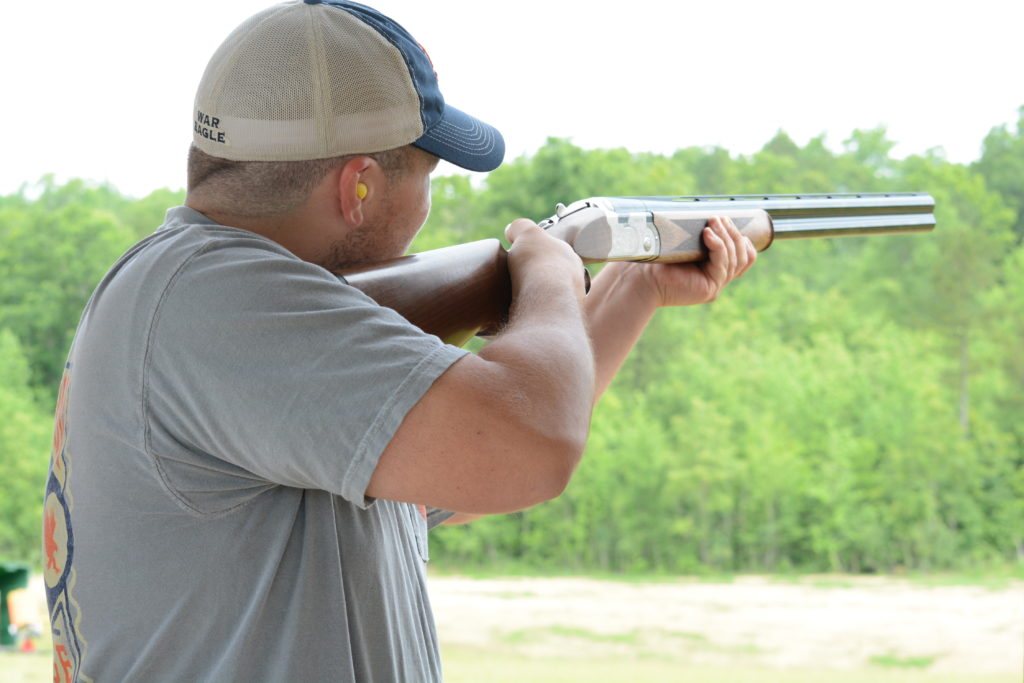 Along with rifle and pistol opportunities, the facility also houses shotgun activities.