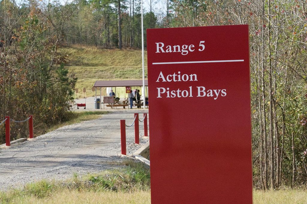 The USPSA matches will be held monthly at Talladega Marksmanship Park in the Action Pistol Bays of Range 5.