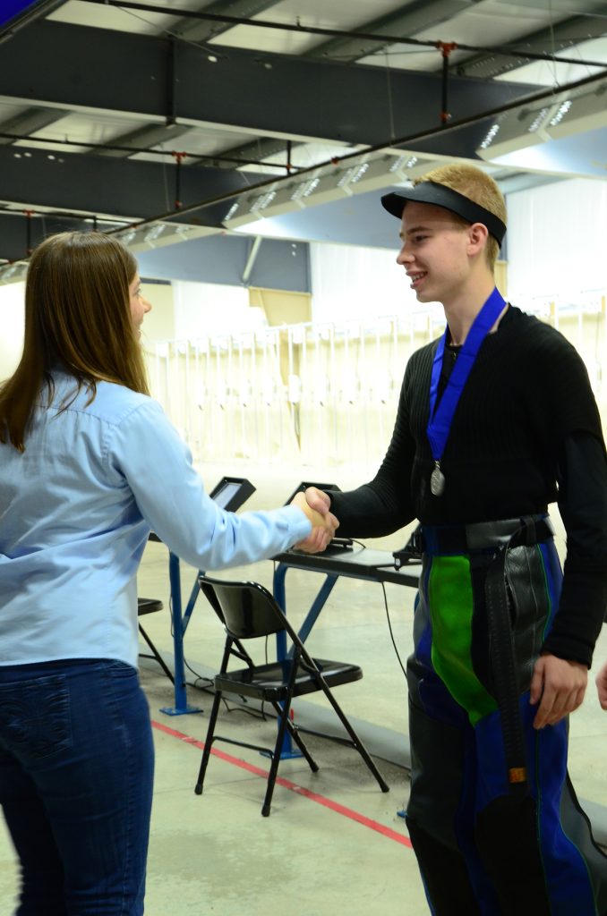Michael Steinel received first place overall in the 3x20 Precision match as well as in the 60 Shot Rifle competition. Steinel was also the High Junior of the 60 Shot match. 