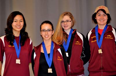 Taunton Gold was led by Sonya May, Alexa Aguiar, MacKenzie Martin and Sarah MacLagan.