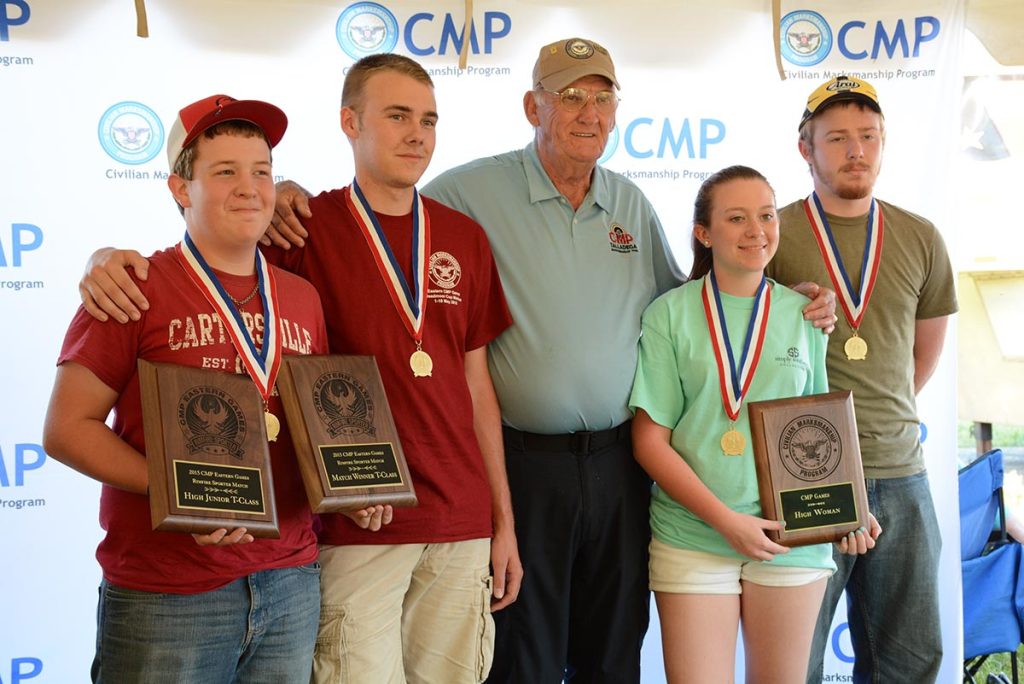 Sam’s team members also had outstanding performances at Eastern Games – all receiving medals and/or plaques. Each member is an example of the junior talent that will lead the future of marksmanship.