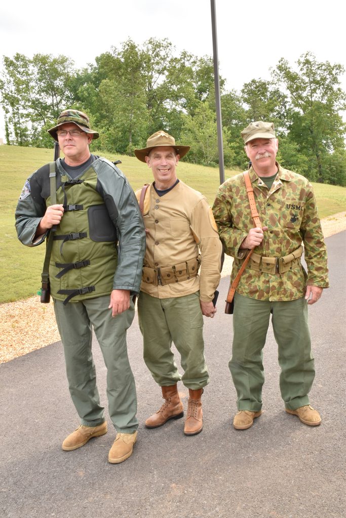 Adding fun to the commemorative match, some competitors dress up in period clothing to add a more authentic feel to the event.