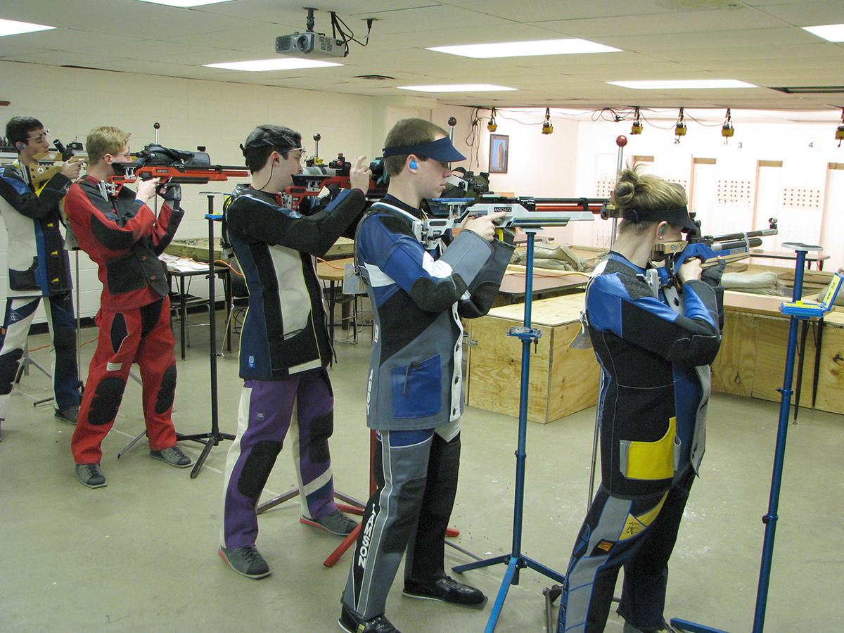 Though she admits she was still developing her rifle abilities while in college, her proudest moment of her WVU experience came during her last string of her last home match when she fired a score of 100.    