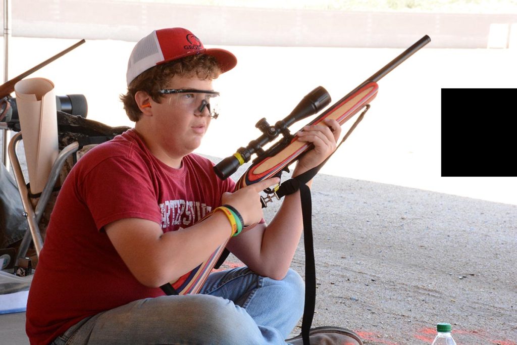 During his trip to Arizona for the CMP Western Games, he once again led the T-Class and was the overall junior in the Rimfire Match. He even outshot the closest junior by more than 100 points. 