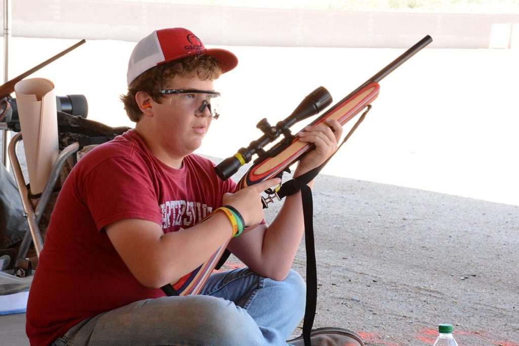 At the 2014 Western Games, Sam was the High Junior and Overall competitor in the Rimfire Sporter event.