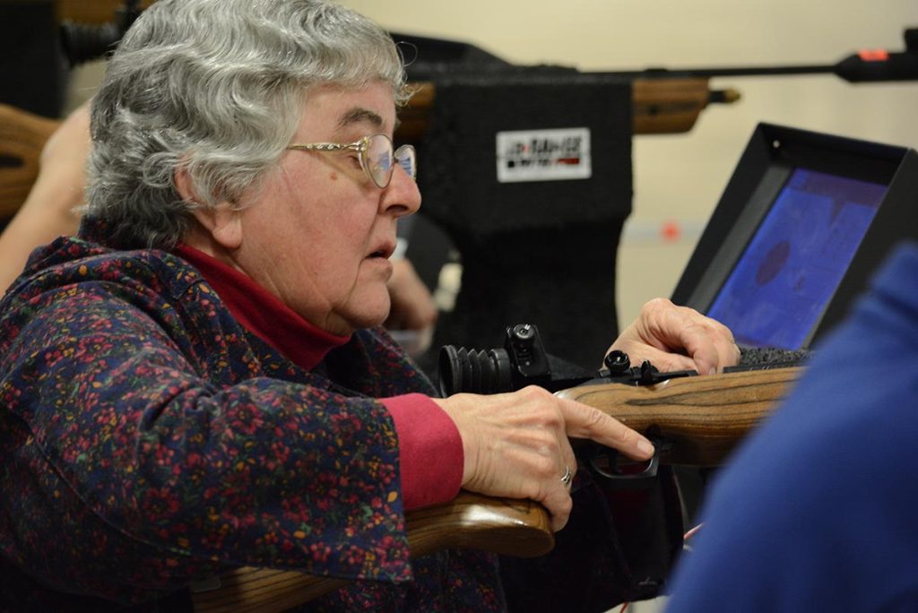 Sandy Zenser wasn’t even aware of the range’s existence at Camp Perry and was amazed at the pristine quality of the facility and at how easy it really was to use the air rifles.