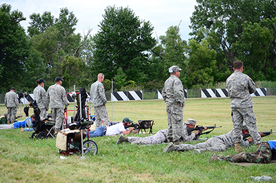 Members of the Army Marksmanship Unit and other military shooting teams served as instructors for the course.